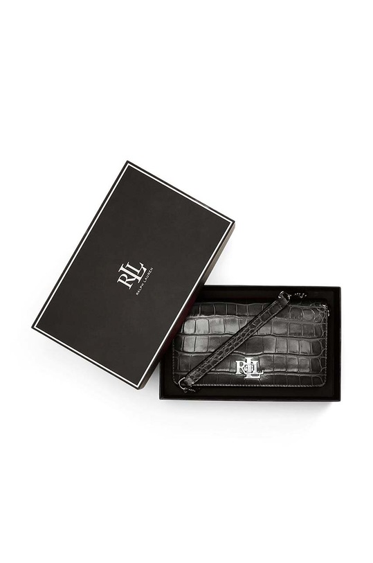 Кожена чанта Lauren Ralph Lauren 432951218 черен