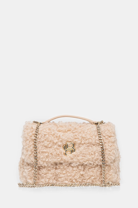 BOSS torebka nie mieści A4 beżowy 50529034