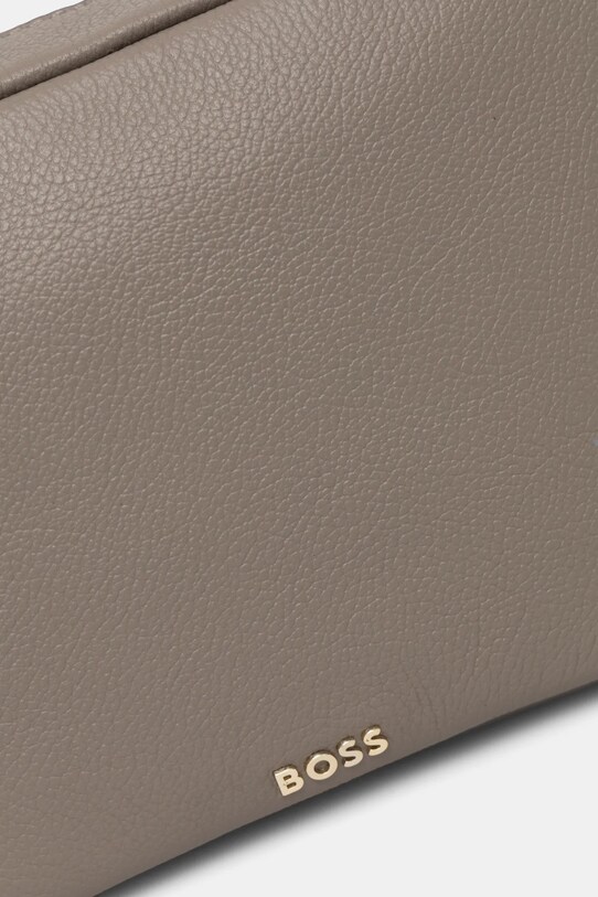 BOSS torebka skórzana szary 50530698