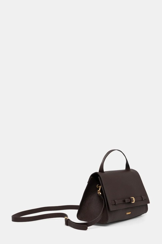 Кожаная сумочка Twinset 242TD8372 коричневый AW24