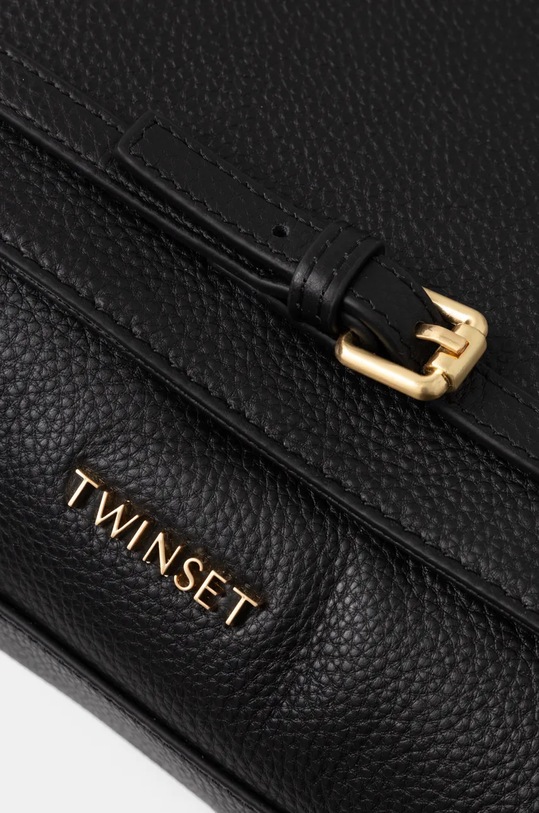 Шкіряна сумочка Twinset чорний 242TD8372