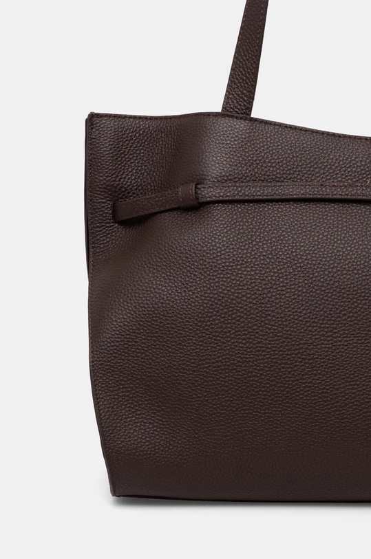 Accesorii Twinset poseta de piele 242TD8370 maro