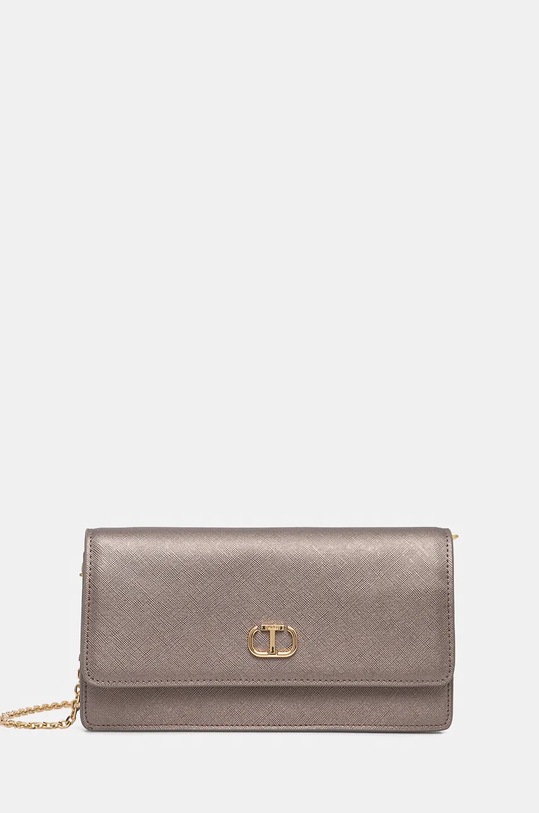 Kabelka Twinset hladký stříbrná 242TL8011