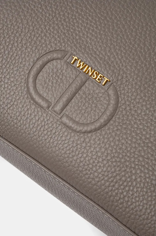Шкіряна сумочка Twinset коричневий 242TD8362