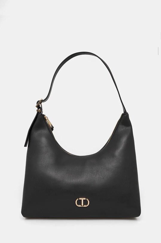 Torba Twinset bez uzorka siva 242TD8323
