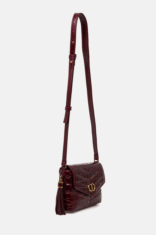 Twinset borsa a mano in pelle 242TD8391 granata AW24