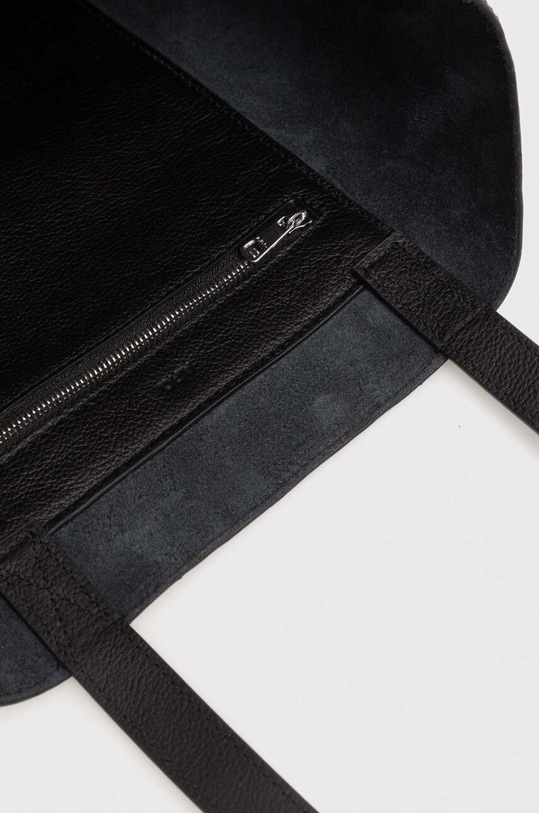 Шкіряна сумка A.P.C. cabas maiko PXBOK.M61500 чорний