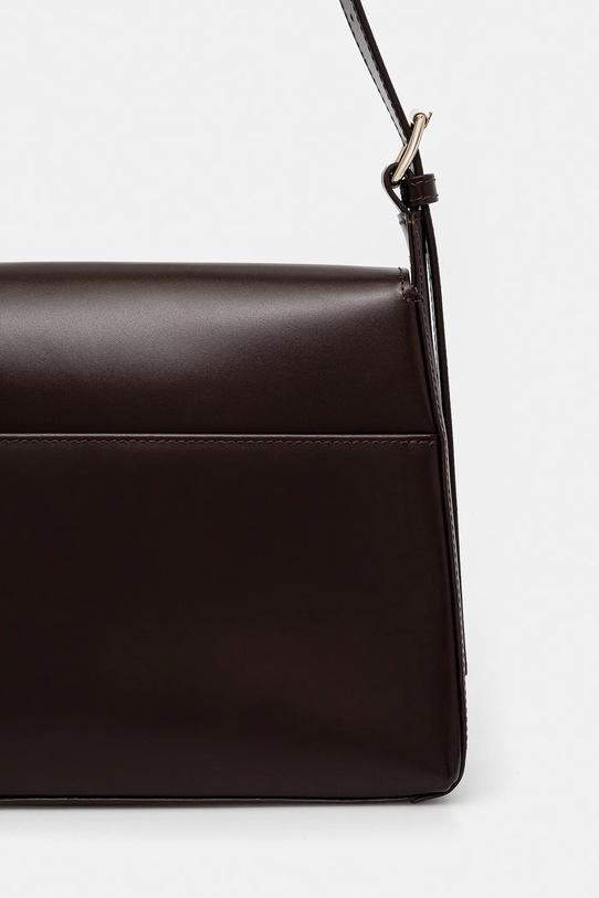 Doplnky Kožená kabelka A.P.C. sac virginie flap PXBRU.F61924 hnedá