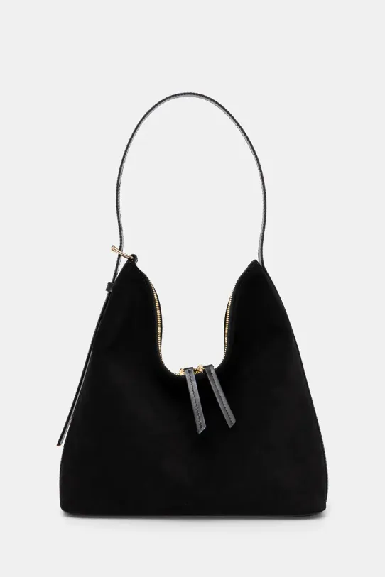 A.P.C. geanta de mana din piele intoarsa sac vera uni negru PXCAL.F61902