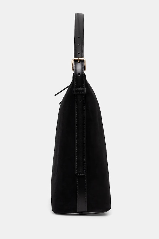 A.P.C. geanta de mana din piele intoarsa sac vera PXCAL.F61902 negru