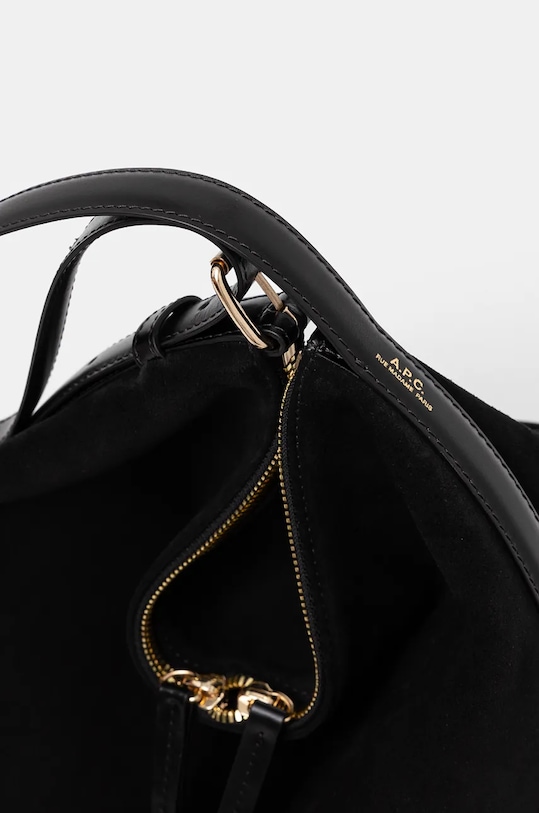 A.P.C. geanta de mana din piele intoarsa sac vera PXCAL.F61902