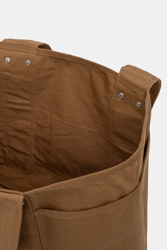 Bavlnená taška The North Face Circular Cotton Tote NF0A88TN1731 hnedá