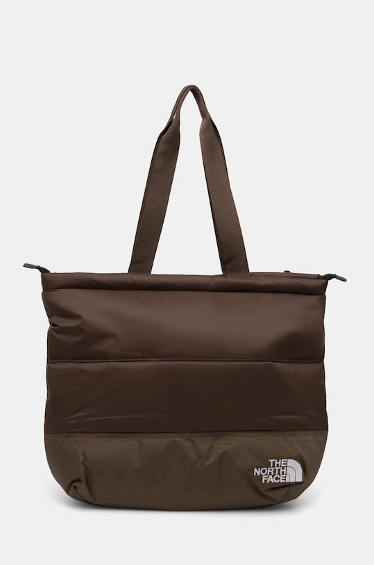 Kabelka The North Face Nuptse jednofarebný hnedá NF0A81BU1OI1