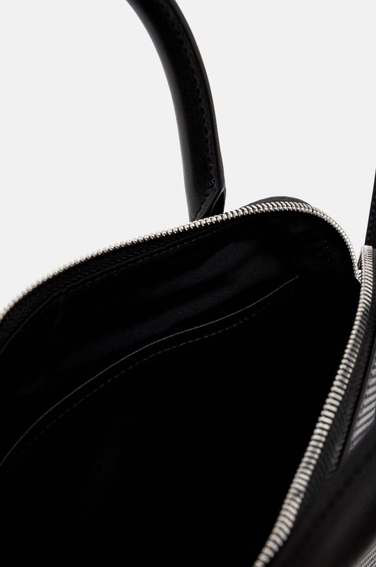 Δερμάτινη τσάντα Lacoste NF3723KL μαύρο