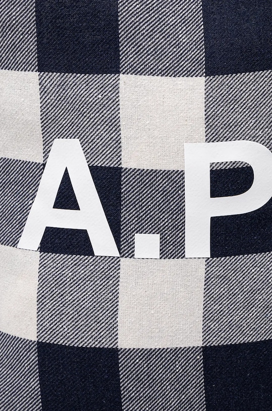 A.P.C. borsetta Tote Lou blu navy COGZX.M61442.IAK