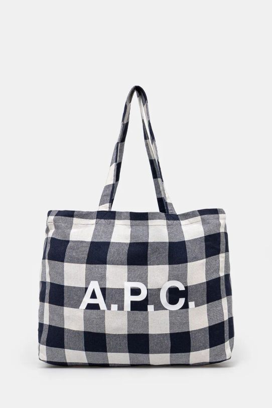 A.P.C. handbag Shopping Diane textile navy COGZX.M61443.IAK