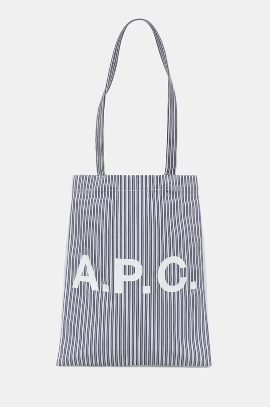 A.P.C. handbag Tote Lou strapless blue COHDO.M61442.IAA