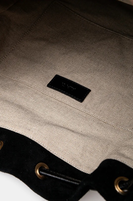 A.P.C. suede handbag Sac Alma PXBVP.F61879.LZZ black