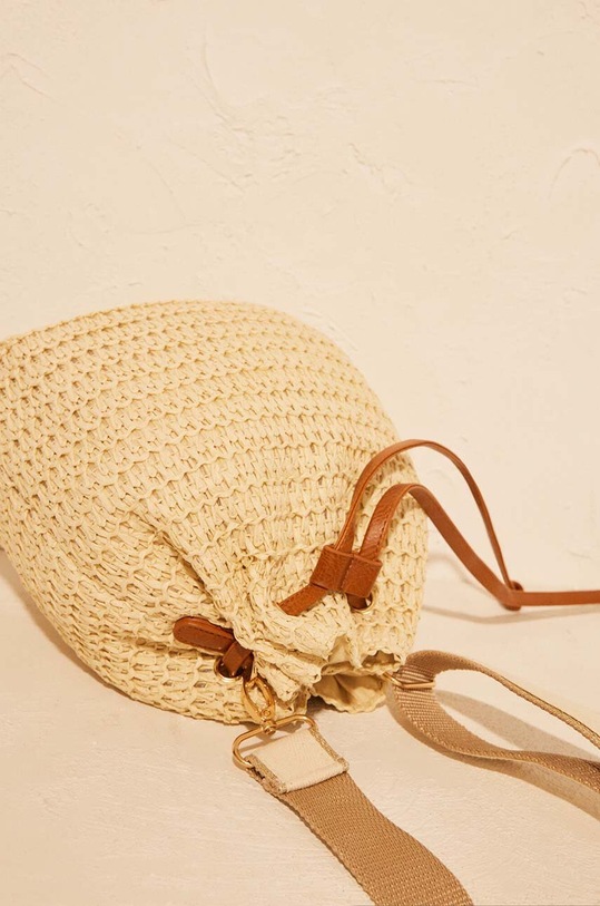 women'secret geantă țesută MACARELLA bej 3068381