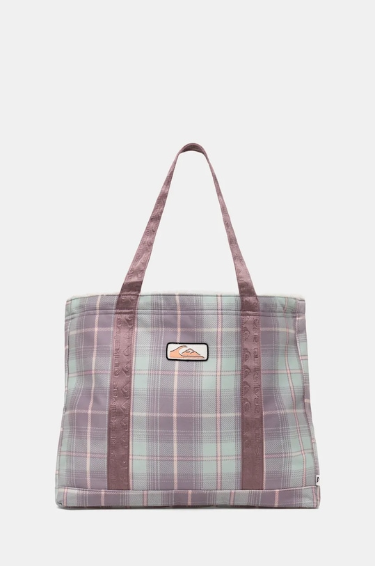 Сумочка Quiksilver Plaid Winter Bag аппликация розовый EQYBT03036