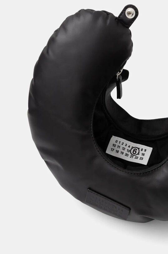 Kožená kabelka MM6 Maison Margiela SB6WD0034.P7179 černá