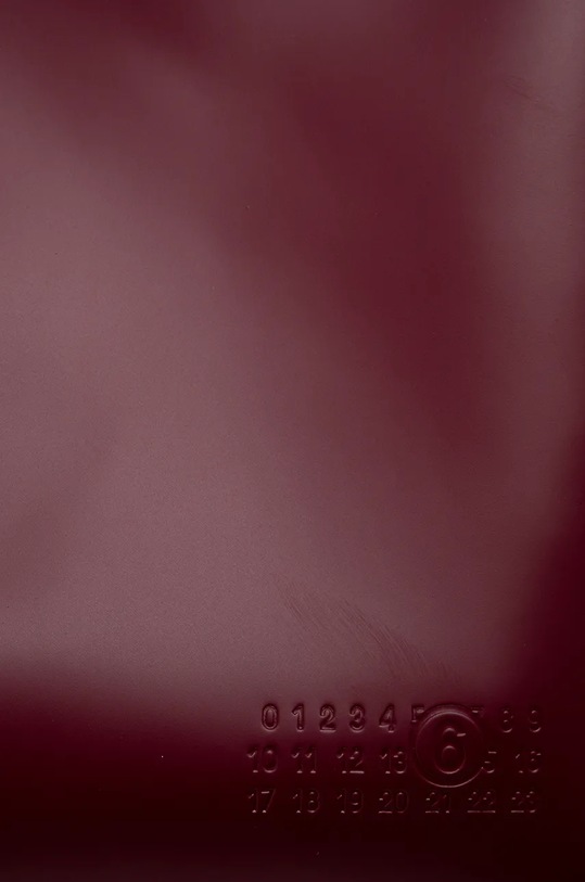 MM6 Maison Margiela leather handbag maroon SB6WC0016.P7183