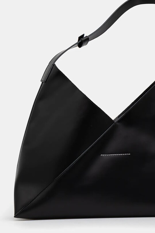 Αξεσουάρ Δερμάτινη τσάντα MM6 Maison Margiela SB6WC0016.P7183 μαύρο
