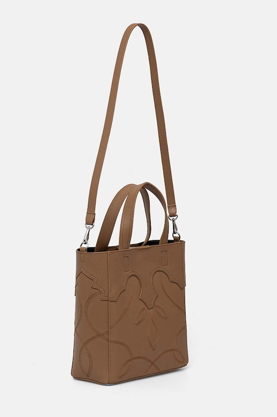 Kožená kabelka MUNTHE ESTELLA 243192124351 béžová AW24