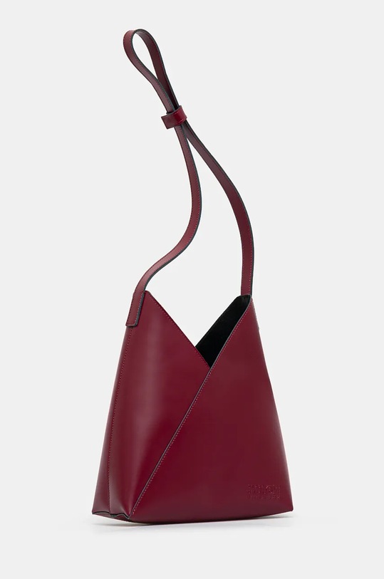 MM6 Maison Margiela torebka skórzana SB6ZH0019.P7183 czerwony AW24