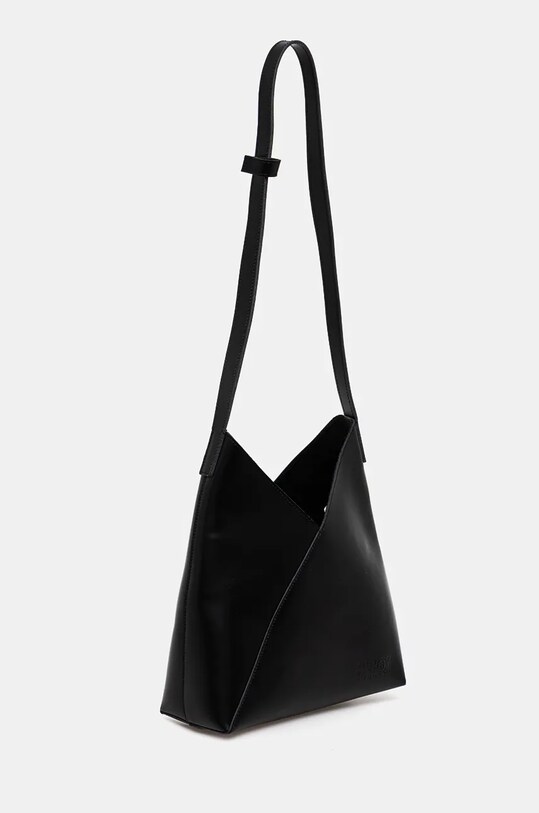 MM6 Maison Margiela poseta de piele SB6ZH0019.P7183 negru AW24