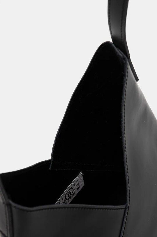 MM6 Maison Margiela poseta de piele SB6ZH0019.P7183 negru
