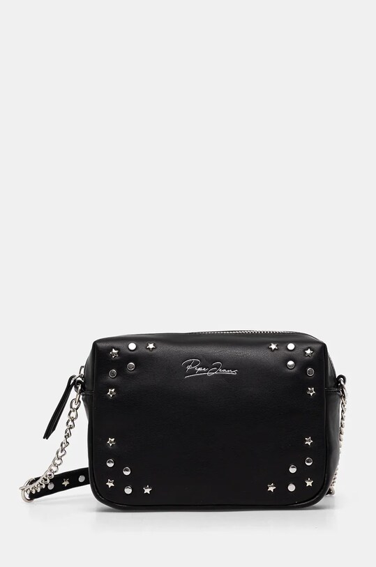 Pepe Jeans kézitáska ALESHA ROCK szintetikus bőr fekete PL031562