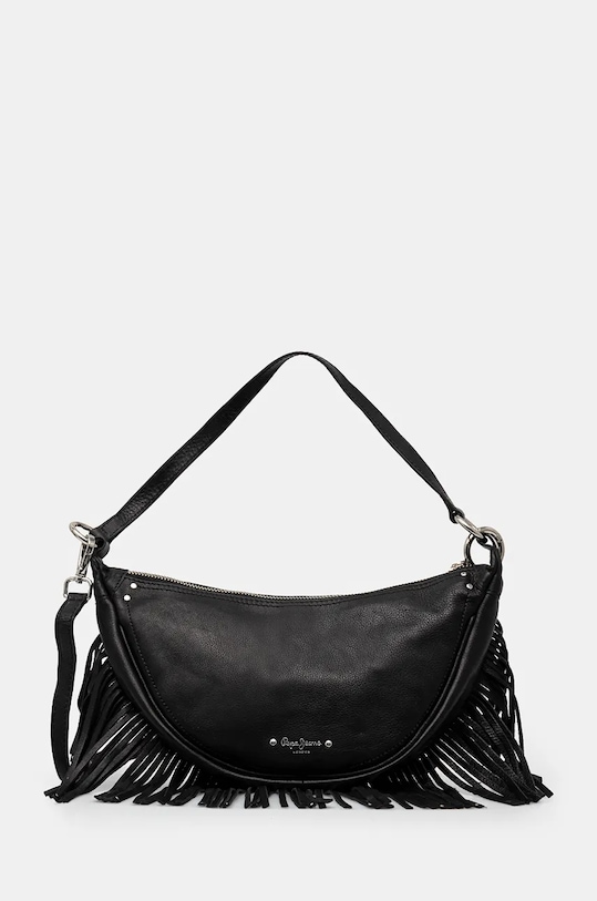 Pepe Jeans poseta de piele JANICE MAOS uni negru PL031576