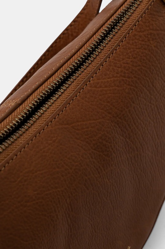 Kožená kabelka Pepe Jeans NADINE MAOS PL031579 hnědá