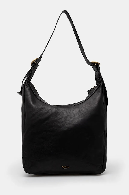 Pepe Jeans borsa a mano in pelle YUKI MAOS pelle fiore nero PL031584