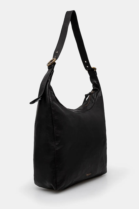 Pepe Jeans borsa a mano in pelle YUKI MAOS PL031584 nero AW24