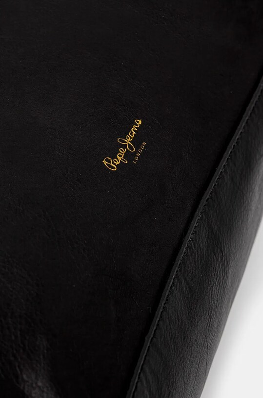 Pepe Jeans borsa a mano in pelle YUKI MAOS nero PL031584