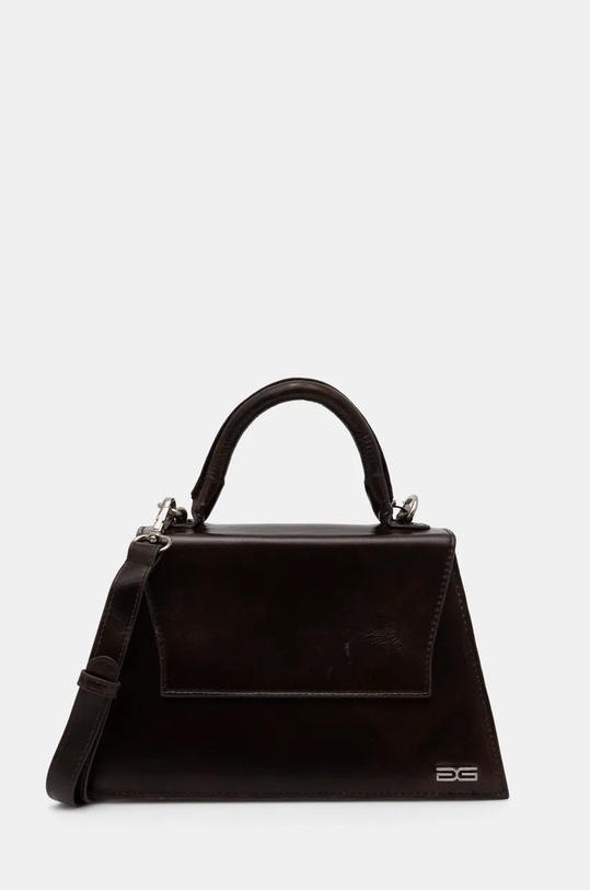 Kožená kabelka Gestuz přírodní kůže hnědá 10909523