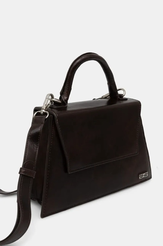 Kožená kabelka Gestuz 10909523 hnědá AW24