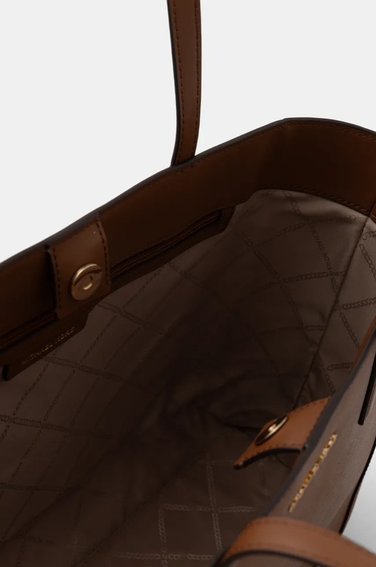 Kožená kabelka MICHAEL Michael Kors 30F4G7XT7L hnědá