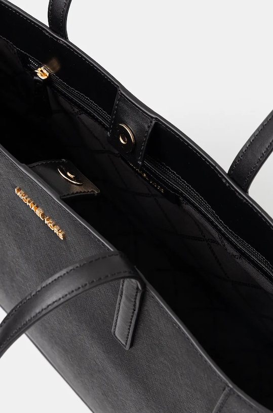 Kožená kabelka MICHAEL Michael Kors 30F4G7XT7L čierna