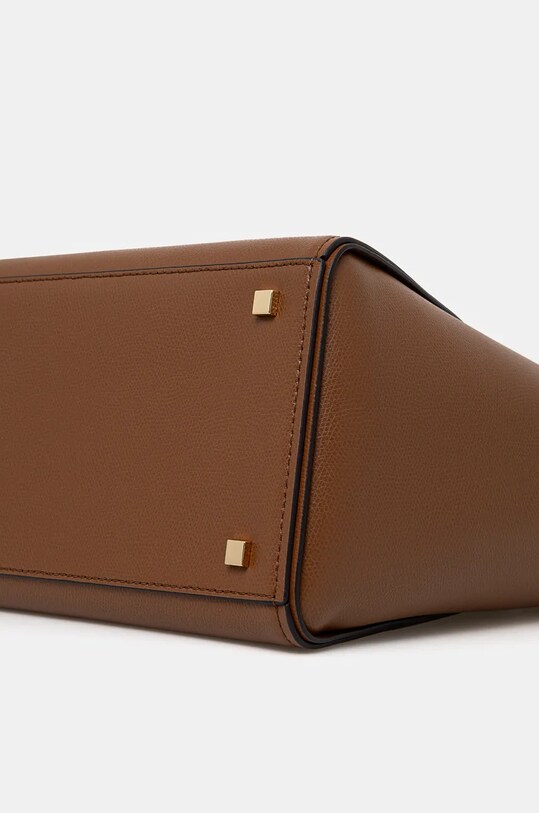 Шкіряна сумочка MICHAEL Michael Kors 30F4GTBT7L коричневий