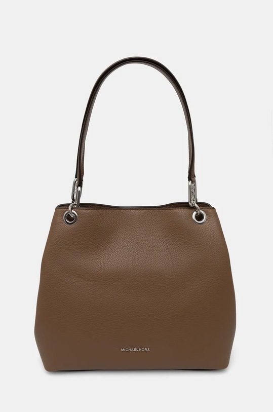 Шкіряна сумочка MICHAEL Michael Kors лицьова шкіра коричневий 30H3S8KE3L