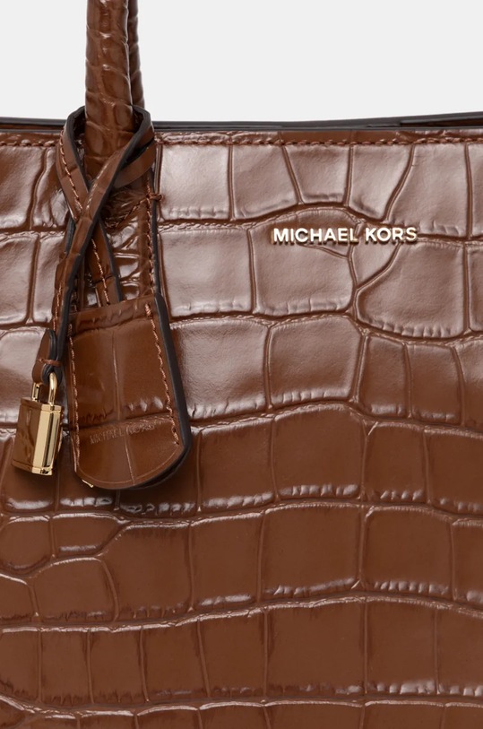 Doplňky Kožená kabelka MICHAEL Michael Kors 30F4GETS2E hnědá