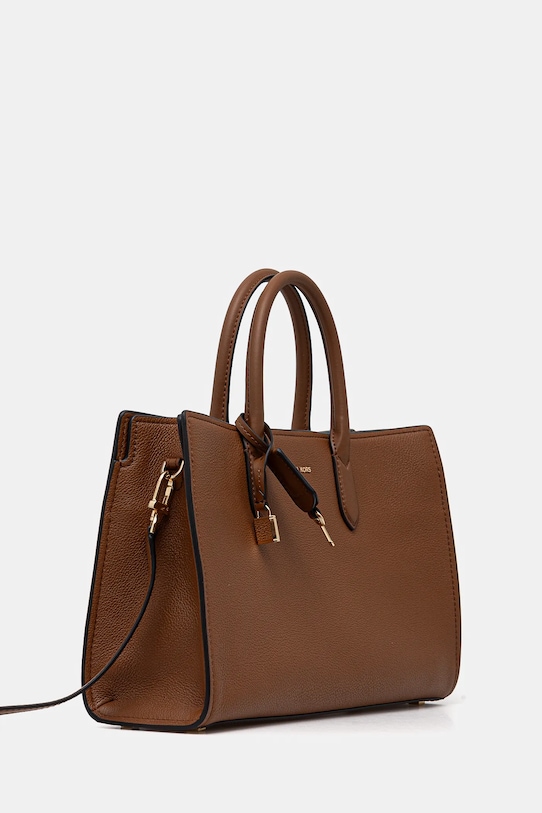 Δερμάτινη τσάντα MICHAEL Michael Kors 30F4GETS2L καφέ SS25
