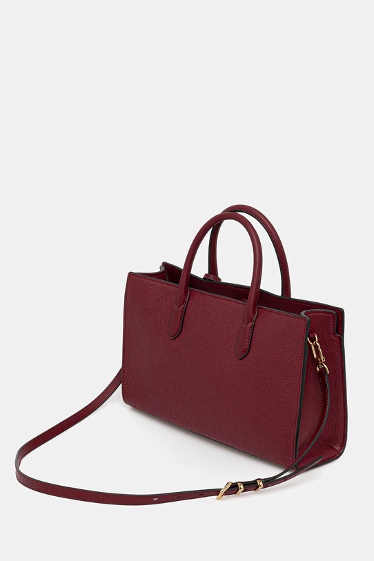 Akcesoria MICHAEL Michael Kors torebka skórzana 30F4GETS2L bordowy