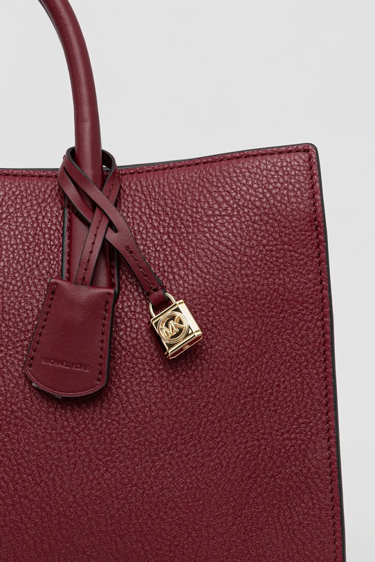 MICHAEL Michael Kors torebka skórzana bordowy 30F4GETS2L