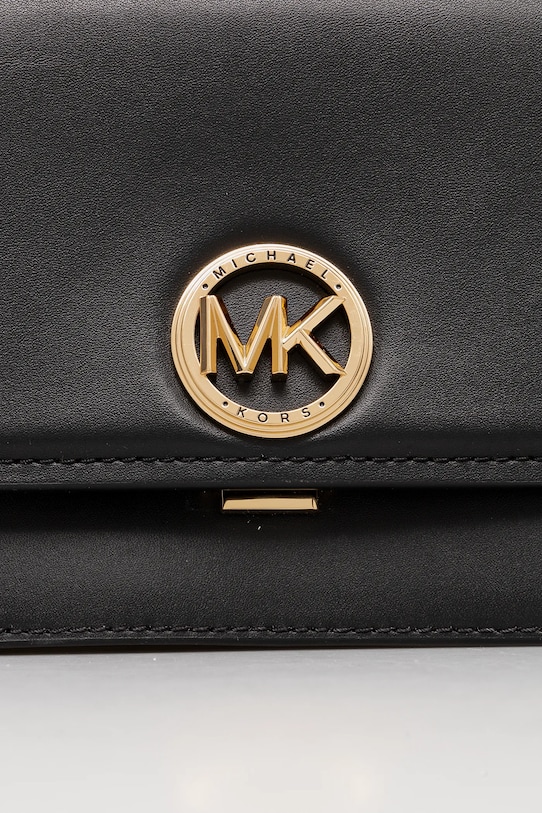 Kožená kabelka MICHAEL Michael Kors 30T4GD8S6L černá