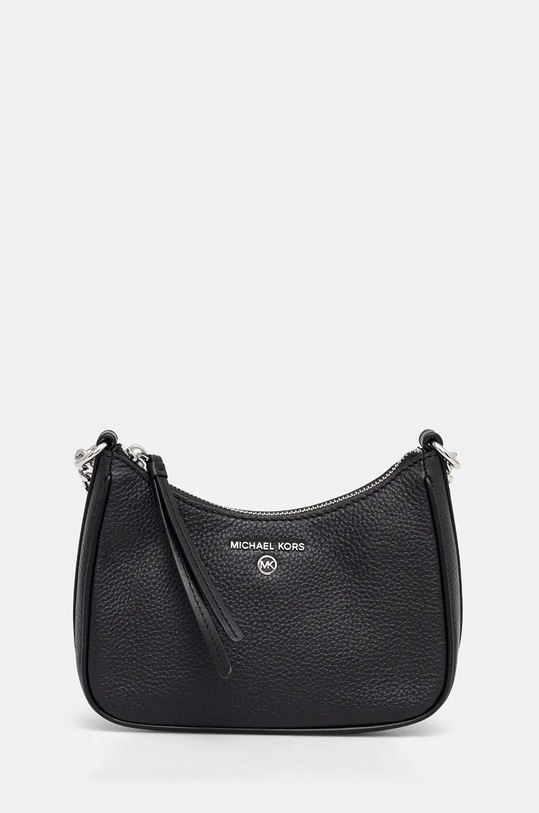 Δερμάτινη τσάντα MICHAEL Michael Kors λείο δέρμα μαύρο 32S4ST9C1L