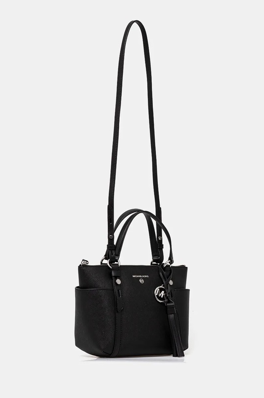 Kožená kabelka MICHAEL Michael Kors 30T0SNXT1L černá AW24